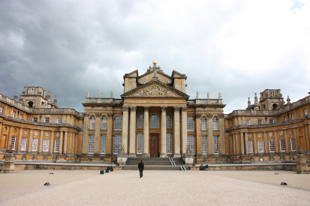 Blenheim Palace is on the listed buildings register