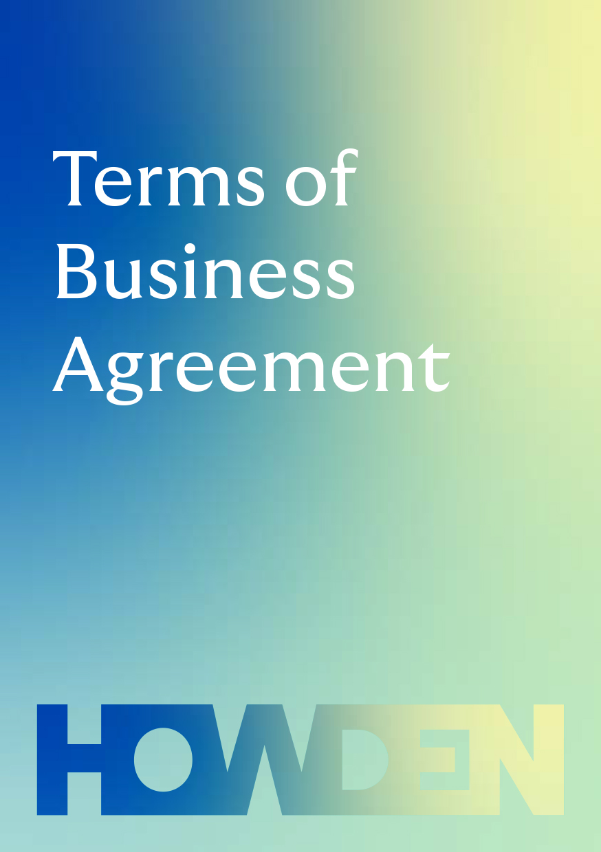 Terms of business agreement