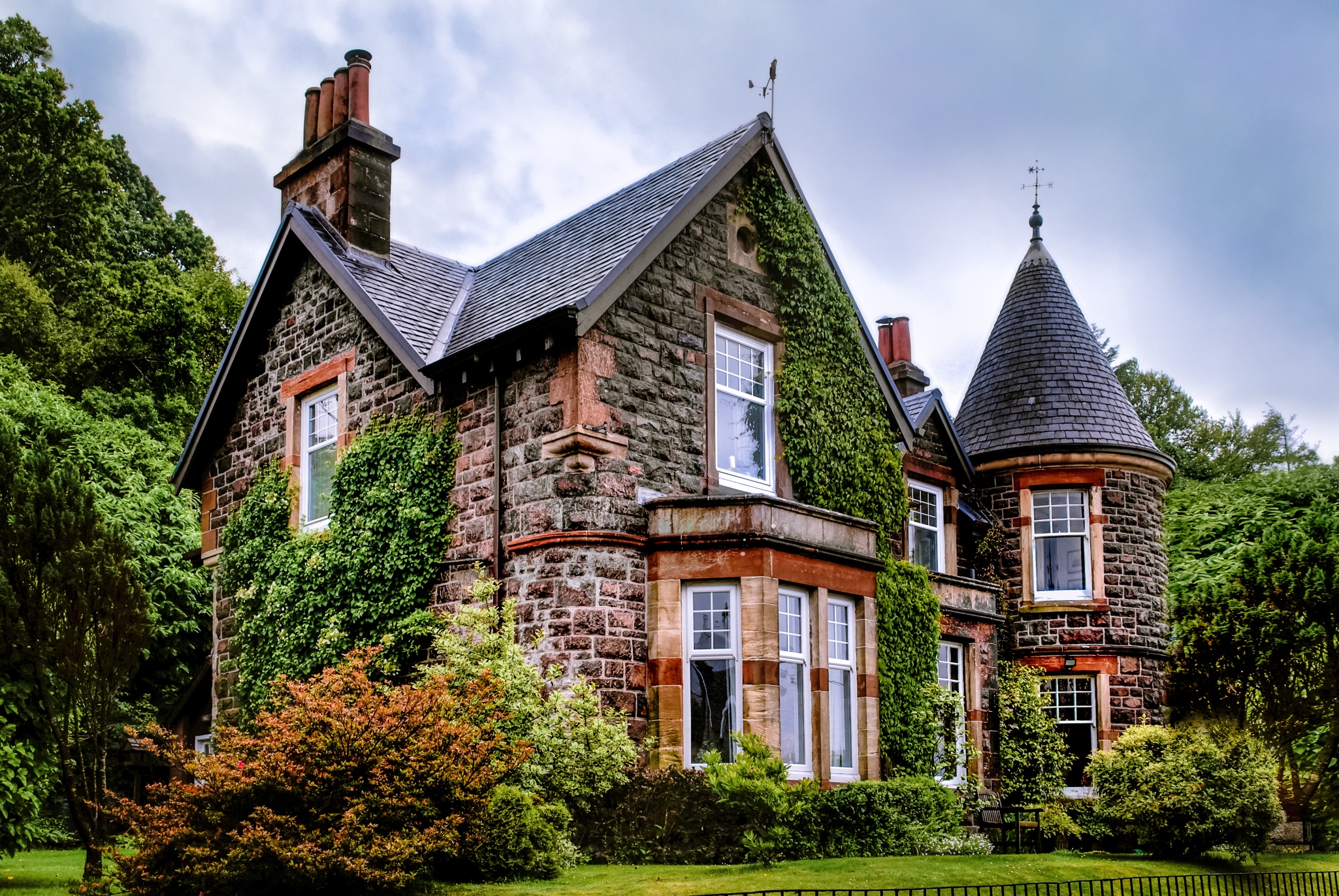 Old property in Oban, Scotland