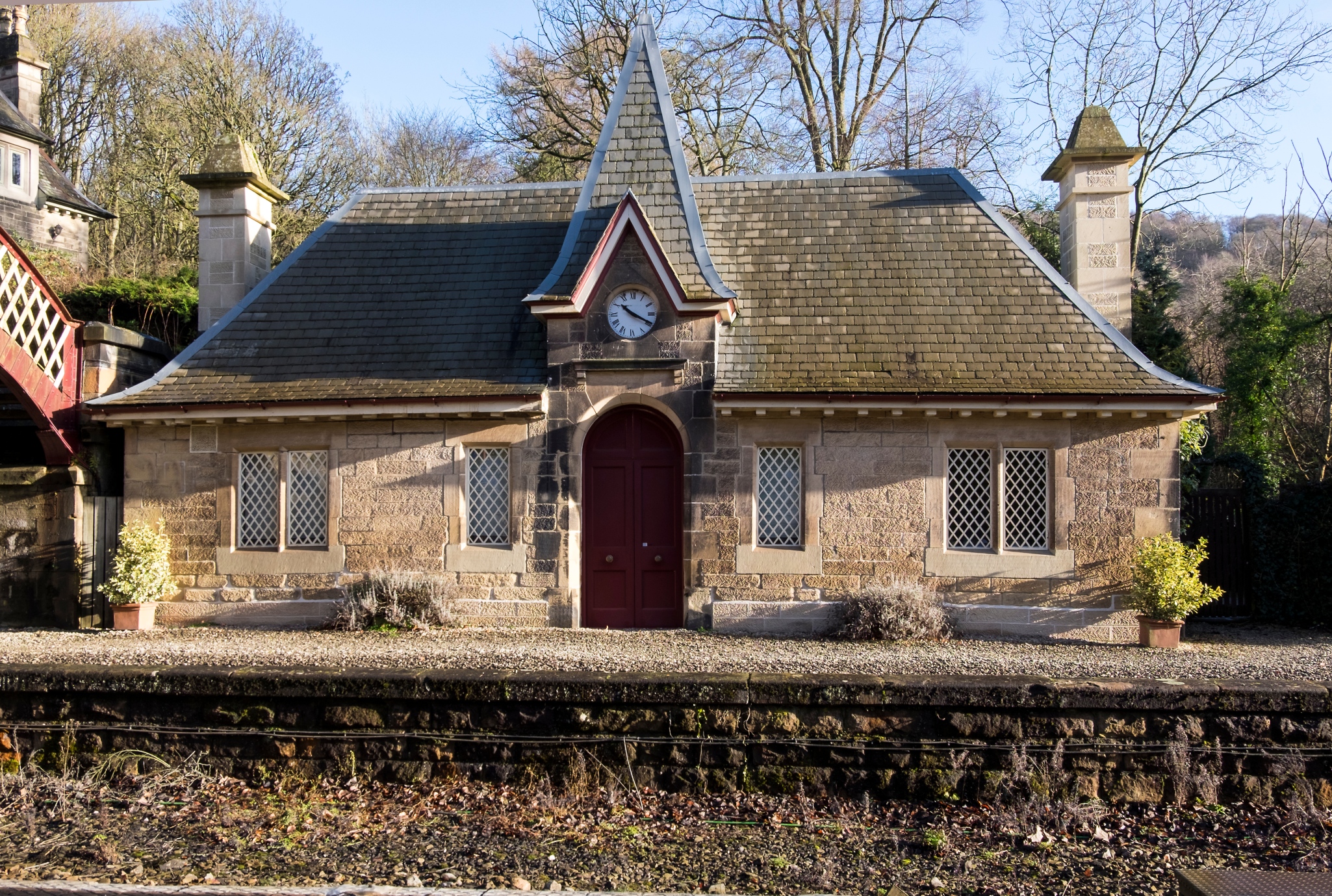 Listed building at Cromford railway station Derbyshire