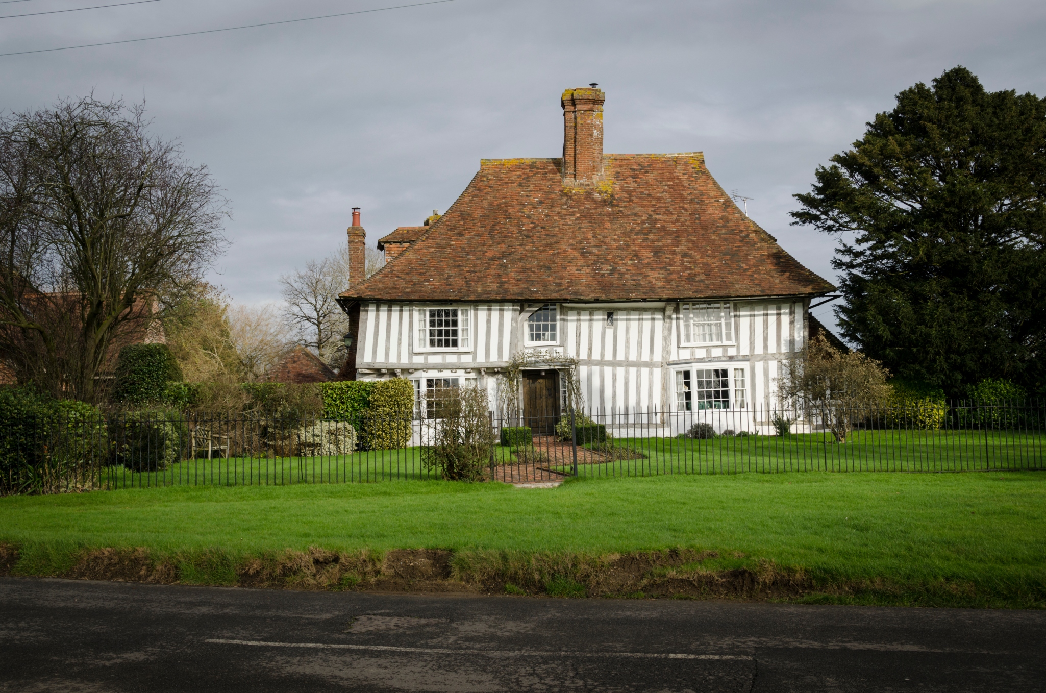 Ancient half timbered listed cottage